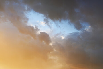 clouds in the sky