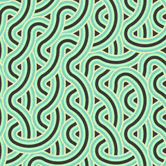 Colour Hexagon Tile Connection art background design illustration