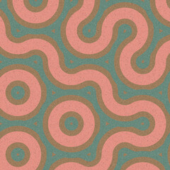 Colour Hexagon Tile Connection art background design illustration