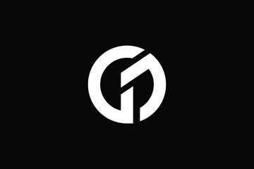 GM logo letter design on luxury background. MG logo monogram initials letter concept. GM icon logo design. MG elegant and Professional letter icon design on black background. M G GM MG - obrazy, fototapety, plakaty
