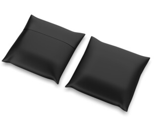 Blank Postal Mailing Bags Parcel Envelope Self Seal Courier Pouch Shipping Plastic Bags Postal Packing. 3d render illustration.