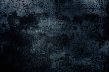 Navy grungy retro surface of cellar worn. Cracked veined lofted damaged horror dirty facade. Mystical bumpy messy outer broken wall of 3D digital grunge design. Medieval mystery dusk spooky dungeon