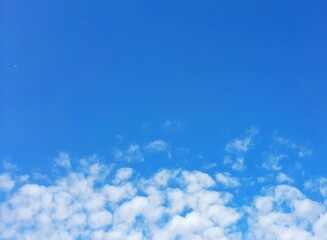 blue sky with clouds background 