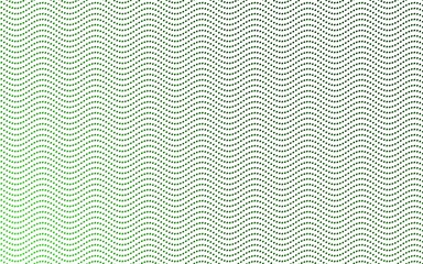 Light Green vector pattern of geometric circle shapes.