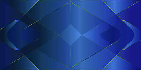 Fototapeta premium Blue Abstract Background With Triangles