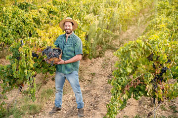 standing young farmer