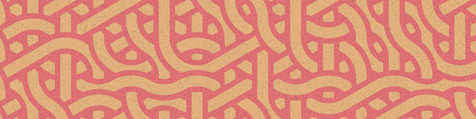 Colour Hexagon Tile Connection art background design illustration