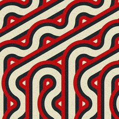 Colour Hexagon Tile Connection art background design illustration