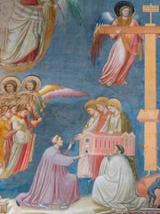 Cappella Scrovegni, il committente - obrazy, fototapety, plakaty