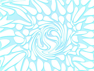 Abstract blue circle shape graphic texture pattern for illustration.