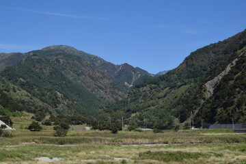足尾 立ち入り禁止エリアの風景