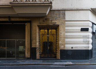 Art Deco Building entrance in Rosario, Argentina
