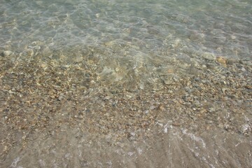 Italy, Lecce, Otranto: The wonderful water of the Salento sea.