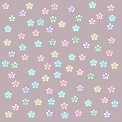 Pastel Spring Floral Patterned Backgrounds, Stationery and, Journal Paper
