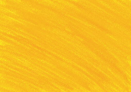 Crayon scribble drawing yellow orange texture background, illustration