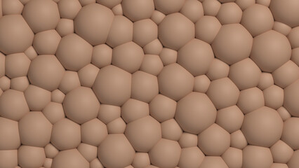 Plastic convex bubble textured Pale Taupe background
