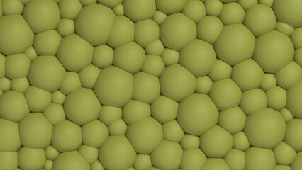 Convex bubble textured olive green background