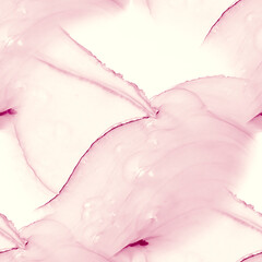 Obraz na płótnie Canvas Alcohol ink pink seamless background. Abstract
