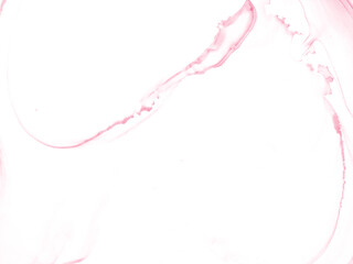 Alcohol pink and whate ink background. Natural