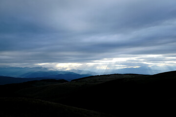 Fototapeta premium 日没前の夕空 