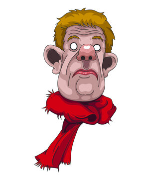Personnage &agrave; l'&eacute;charpe