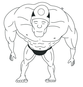 Swim Cap clip art preview