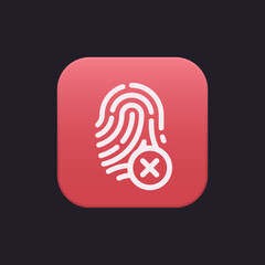 Invalid Fingerprint - Sticker