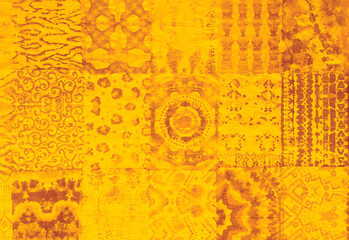 Patchwork abstract background, made of