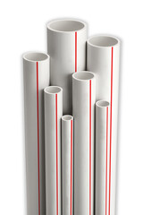 UPVC  CPVC Fittings for polypropylene pipes. Elements for pipelines. plastic piping elements. They are designed for connecting pipes. Concept sale of polypropylene fittings.