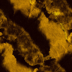 Gold and black bright abstract dirty art.