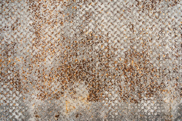 aged rusted metal sheet background