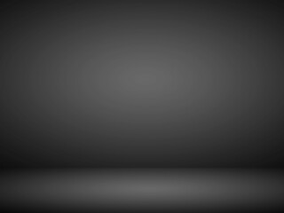 Abstract black background, can be used for valentines or Christmas design layout, studio, web template, room and report with smooth gradient color. ( Black and gray background )