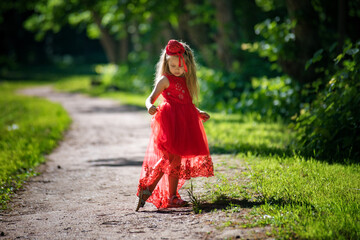 girl in dress