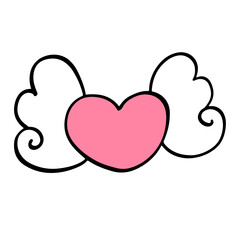 heart with wings 