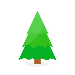 This is a Christmas tree isolated on a white background.