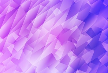 Fototapeta premium Light Purple vector texture in rectangular style.