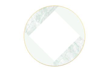 Frame background with marble texture and gold border. Design for cover, banner, postcards, invitation, wedding cards, etc.