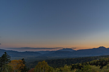 The earliest autumn leaves in Japan