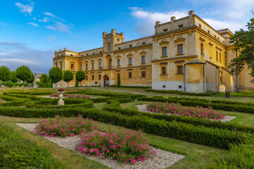 Fototapeta na wymiar Slezske Rudoltice castle, Northern Moravia, Czech Republic