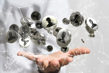 Abstract technology group and data