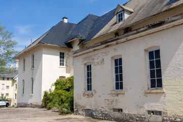 Old underground brick tunnel