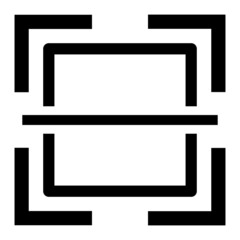 Obraz premium Vector Code Scan Glyph Icon Design