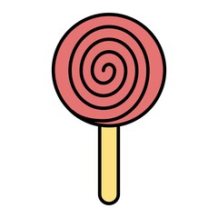 Vector Candies Filled Outline Icon Design