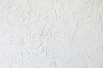 Texture of white concrete wall with glaze finish. Luxury background for design on a building theme, decor theme.