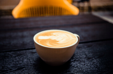 cup of cappuccino