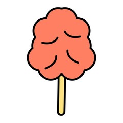  Vector Cotton Candy Filled Outline Icon Design