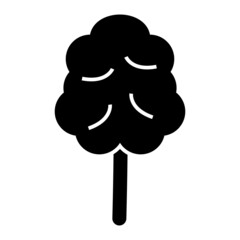 Vector Cotton Candy Glyph Icon Design