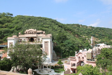 Fototapeta na wymiar Khole ke hanuman ji mandir, Jaipur, Rajasthan