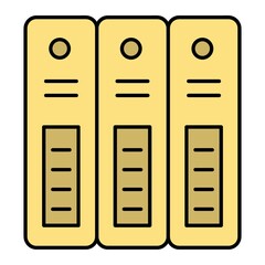 Vector Archive Filled Outline Icon Design