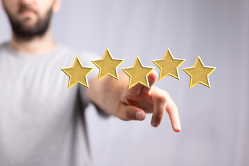5 Five Stars Rating Quality Review Best Service
